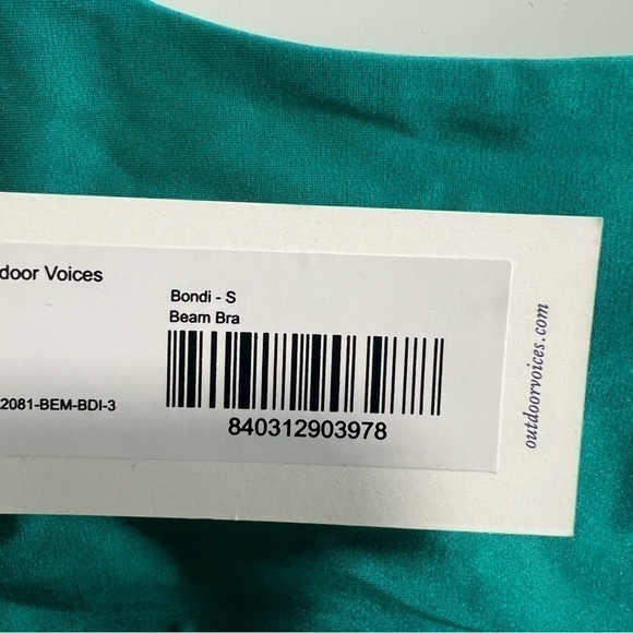 Outdoor Voices Bondi Beam Bra, New with Tags - Picture 7 of 7